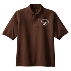 K500 Brown Polo (Embroidery)(Order Franciscan Secular)